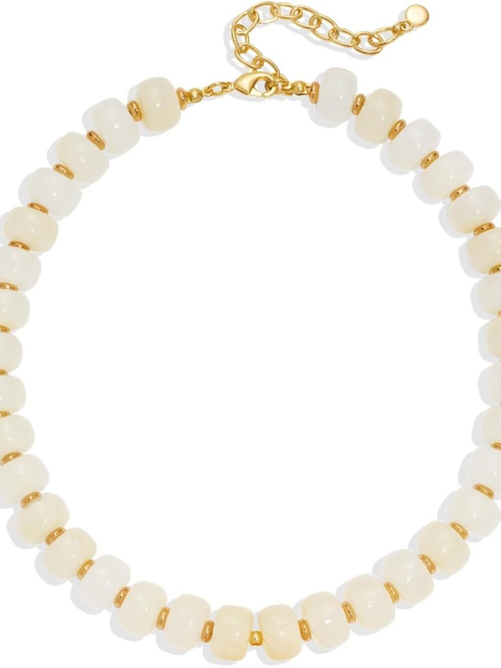 Summer Beach Jewelry Chunky Beaded Necklace for Women Trendy Statement Big Color